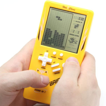 Consola Portátil Retro con Juegos de Puzles