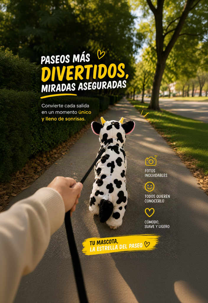 Disfraz Vaquita para Mascotas