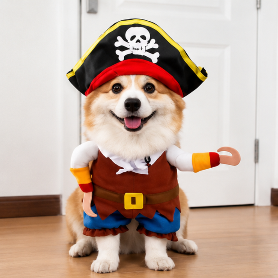 Disfraz de Pirata para Mascotas