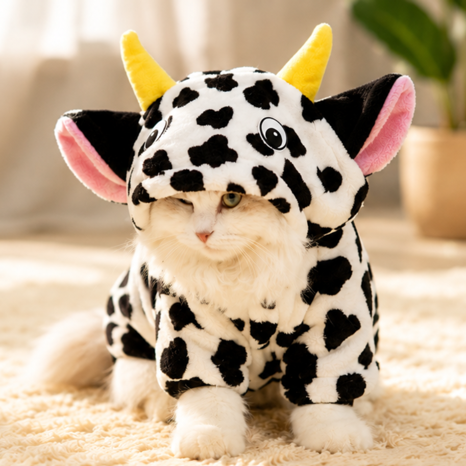 Disfraz Vaquita para Mascotas
