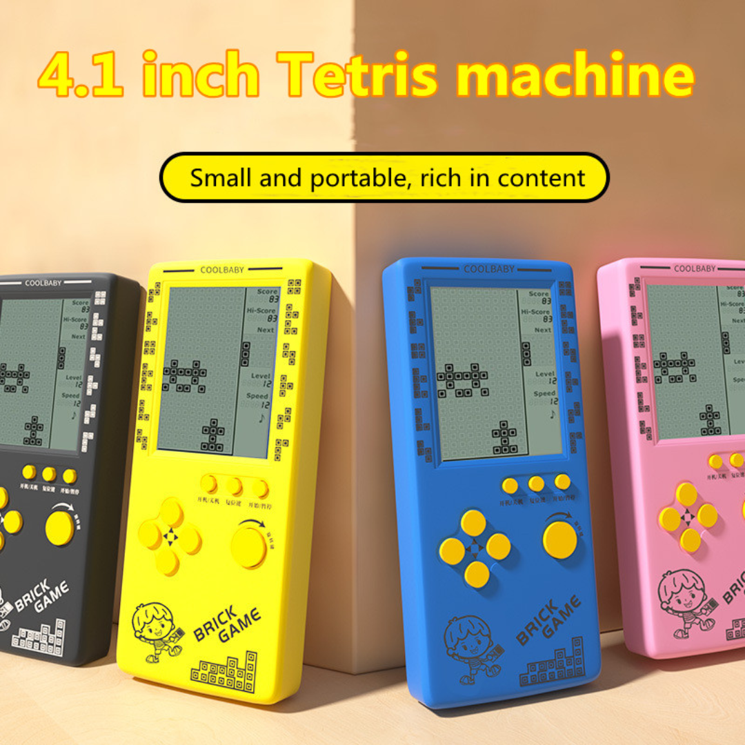 Consola Portátil Retro con Juegos de Puzles