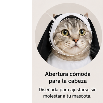 Disfraz de Monja para Mascotas