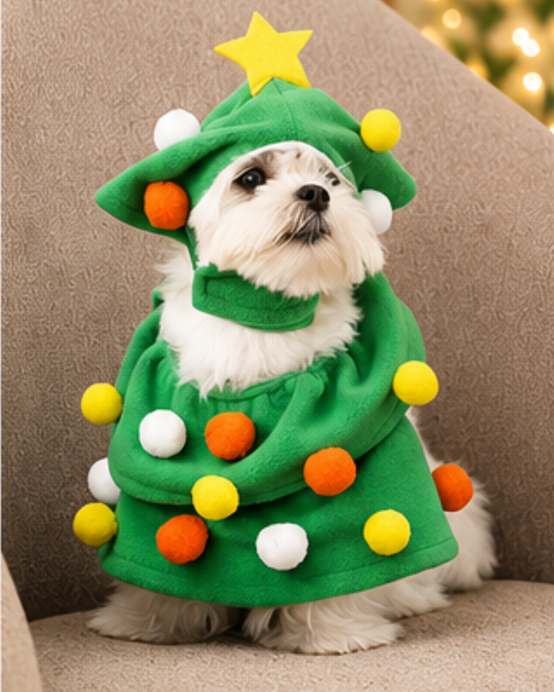 Disfraz de Árbol de Navidad Mascotas | Luboca