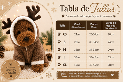 Tabla de tallas Reno | Luboca