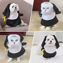 Disfraz de Monja para Mascotas